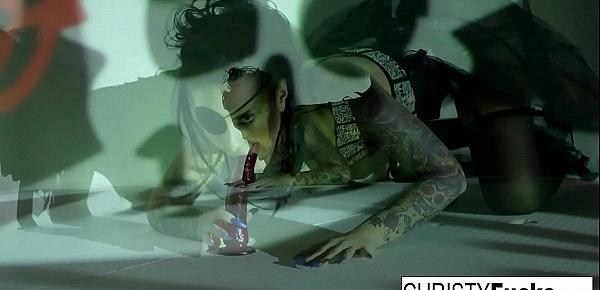  Hot Christy Mack the Pirate plays with her amazing ass and tight wet pussy